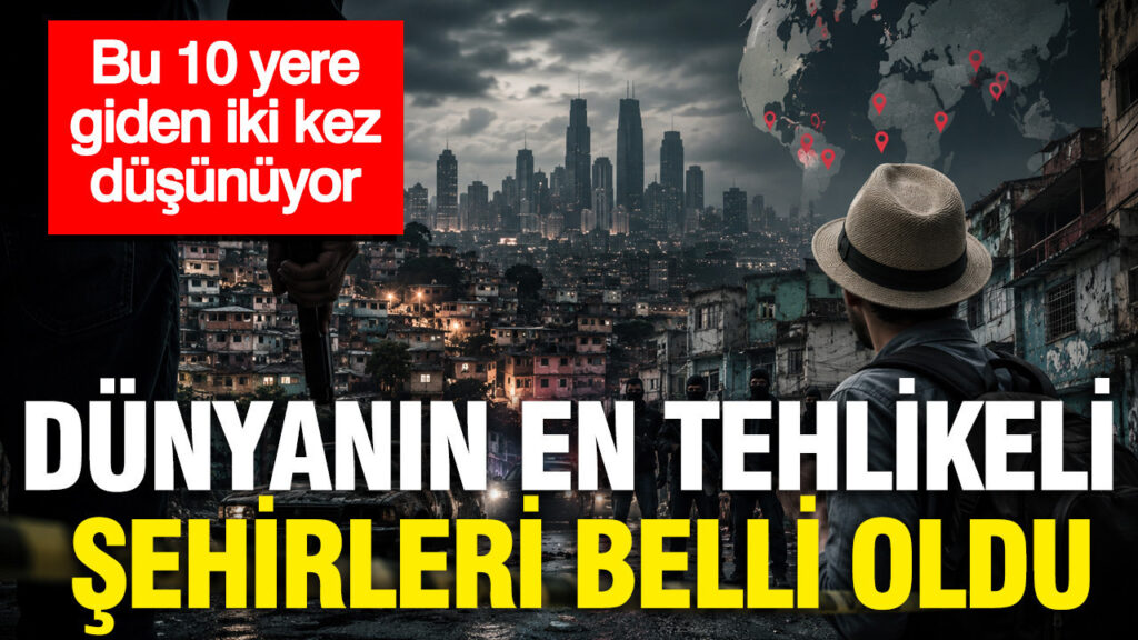 Dünyanın en tehlikeli şehirleri belirlendi: Bu 10 yere gitmeden önce iki kez düşünmelisiniz